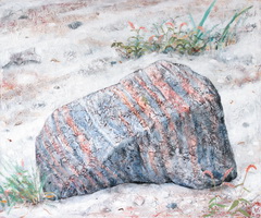 "Морской камень", 50*60, орг., акрил,м., 2021 "Sea stone", 50*60, acrylic, oil on panel, 2021